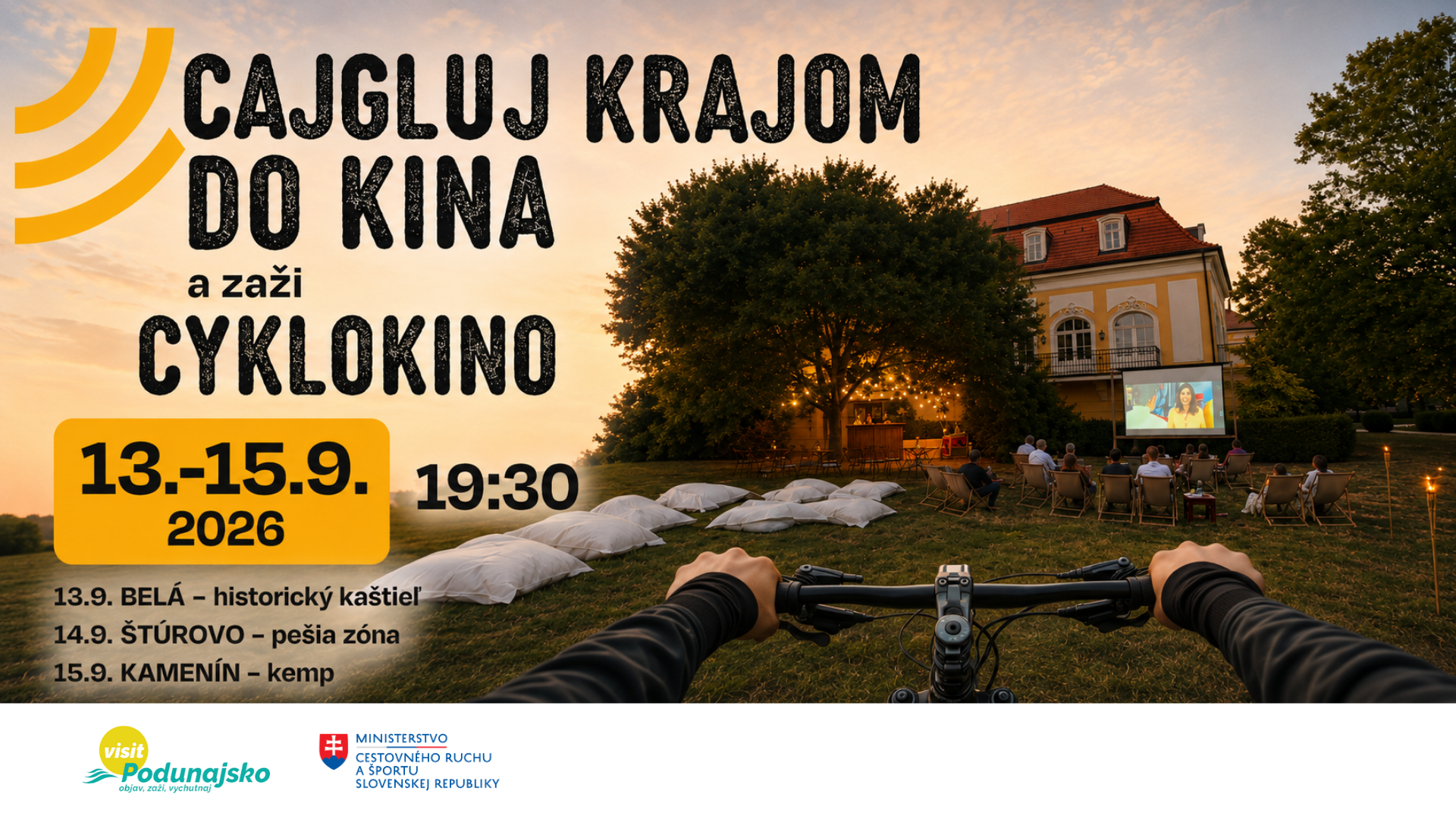 CYKLOKINO V REGIÓNE TROCH RIEK
