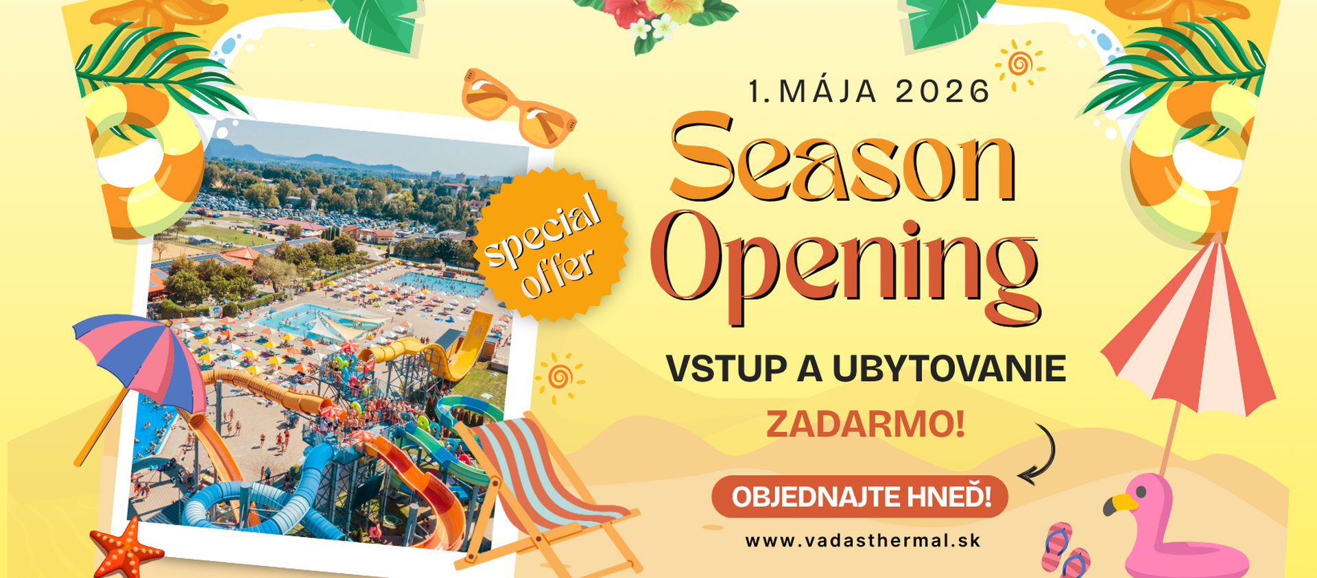 Otvorenie letnej sezóny - kúpalisko VADAŠ - Štúrovo